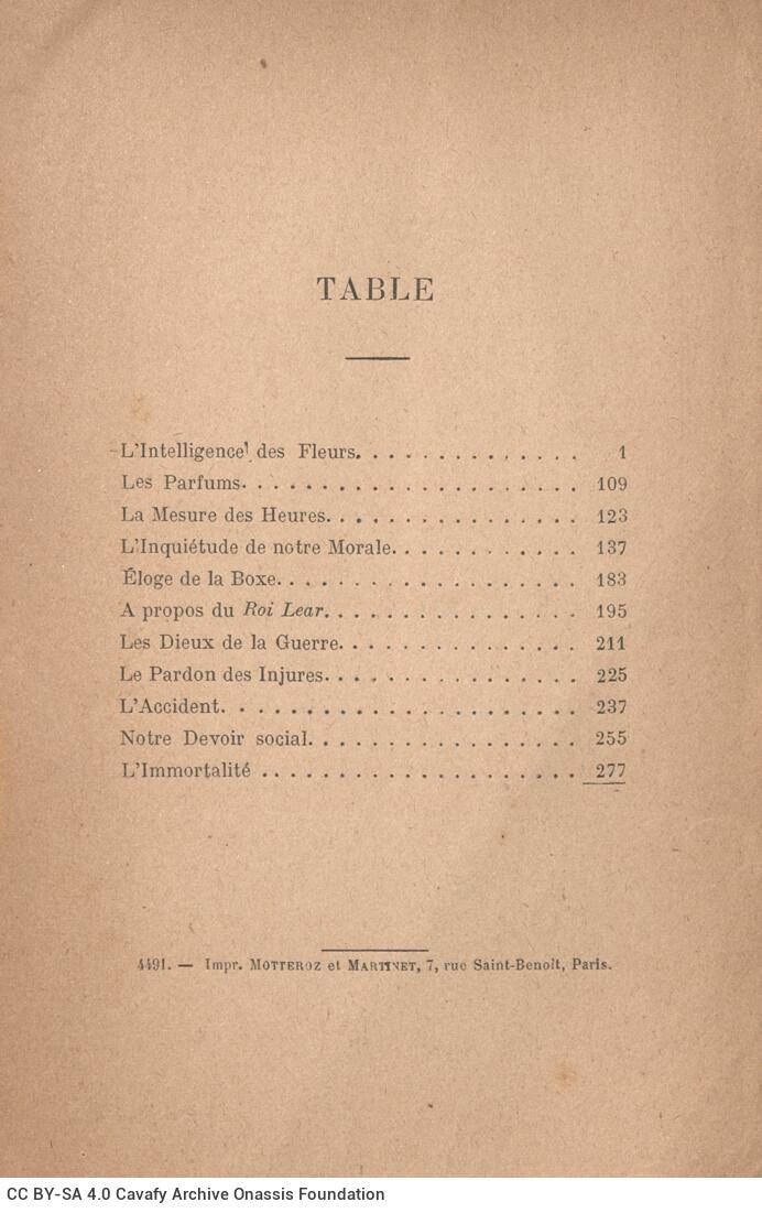 18,5 x 11,5 εκ. 6 σ. χ.α. + 313 σ. + 3 σ. χ.α., όπου στο φ. 1 κτητορική σφραγίδα CPC στο